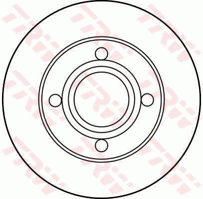 Disc frana DF2667 TRW