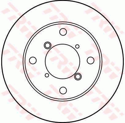 Disc frana DF2710 TRW
