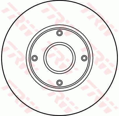 Disc frana DF2713 TRW