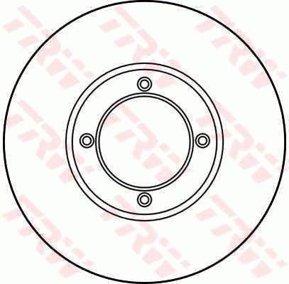Disc frana DF3110 TRW