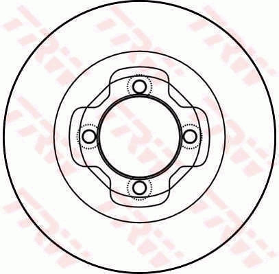Disc frana DF4008 TRW