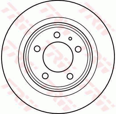 Disc frana DF4136 TRW