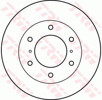 Disc frana DF4159 TRW