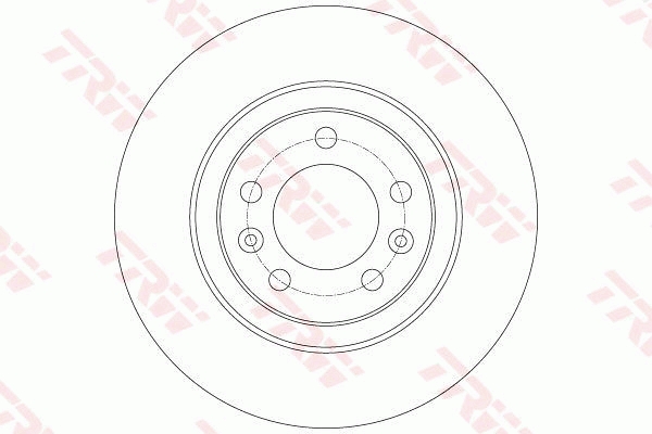 Disc frana DF6134 TRW