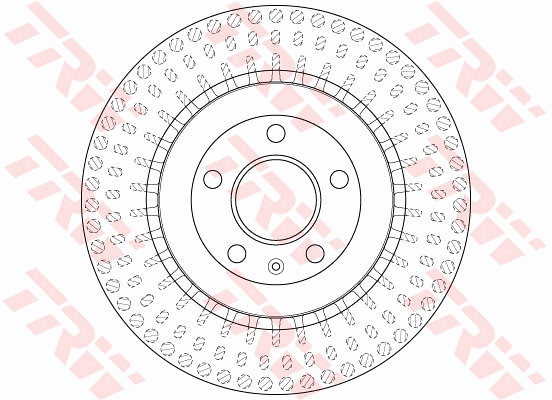 Disc frana DF6175S TRW