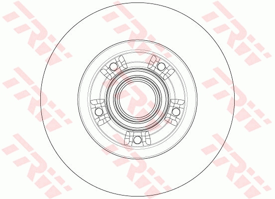 Disc frana DF6203BS TRW