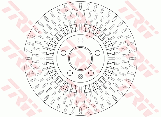 Disc frana DF6216 TRW