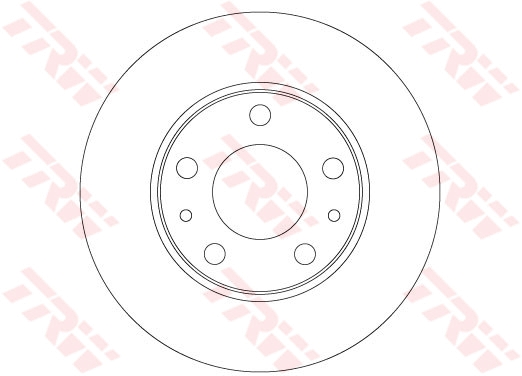 Disc frana DF6287 TRW