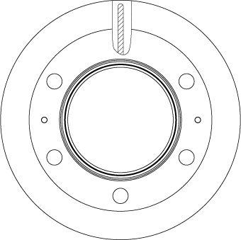 Disc frana DF6297S TRW