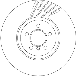 Disc frana DF6613S TRW