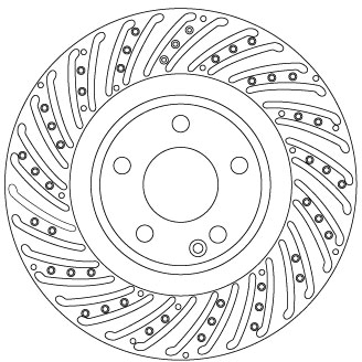 Disc frana DF6633S TRW