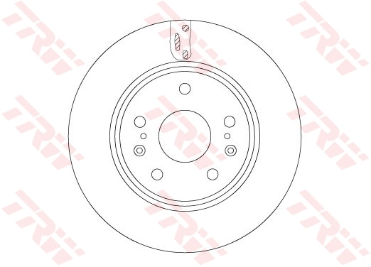 Disc frana DF6703 TRW