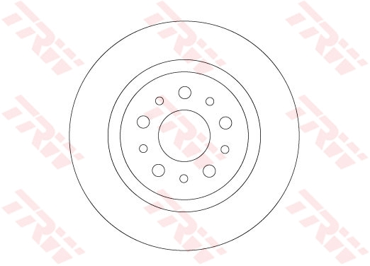 Disc frana DF6714 TRW