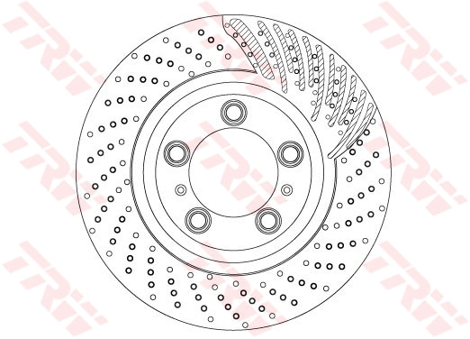 Disc frana DF6721S TRW