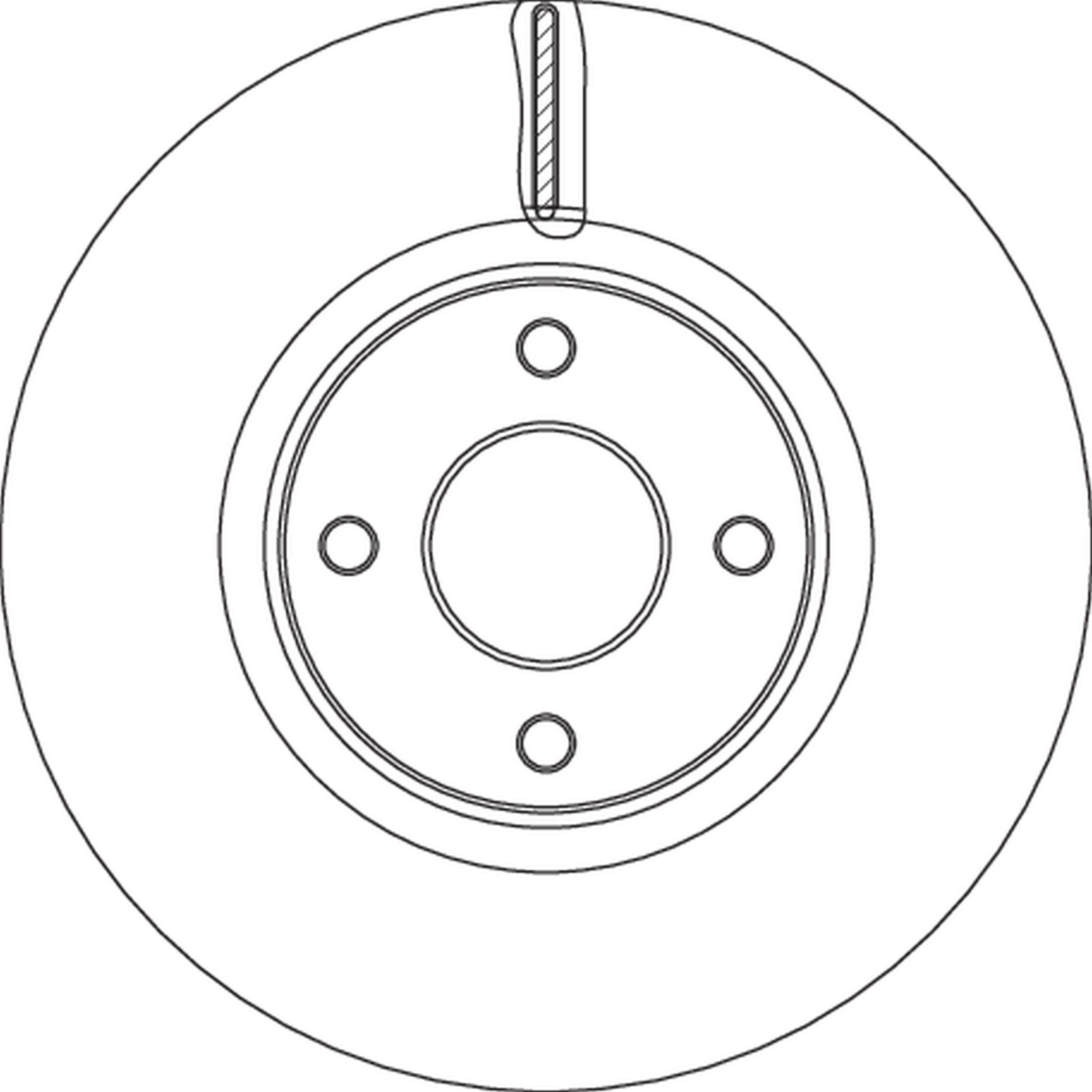 Disc frana DF6761S TRW