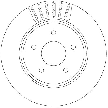 Disc frana DF6789 TRW