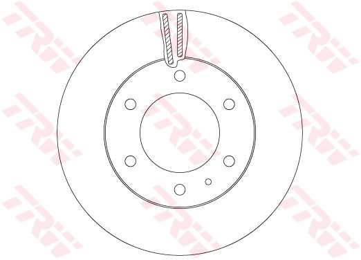 Disc frana DF6812S TRW