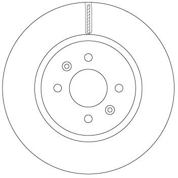 Disc frana DF6842 TRW