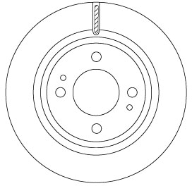 Disc frana DF6908 TRW