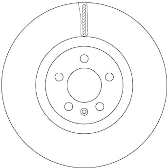 Disc frana DF6983S TRW