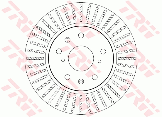 Disc frana DF7398 TRW