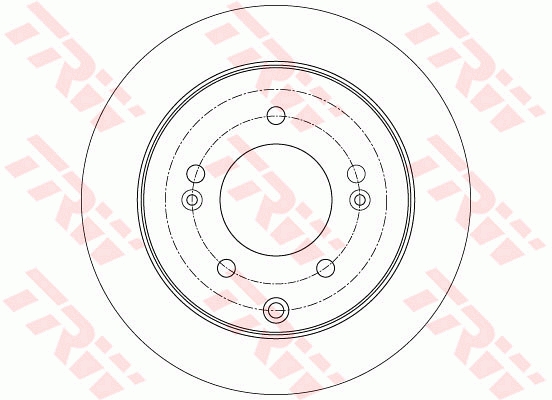 Disc frana DF7819 TRW