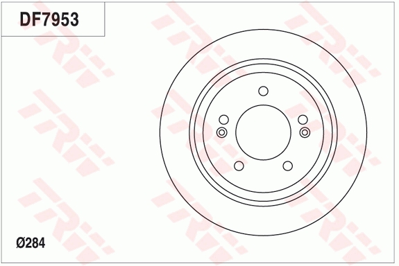 Disc frana DF7953 TRW