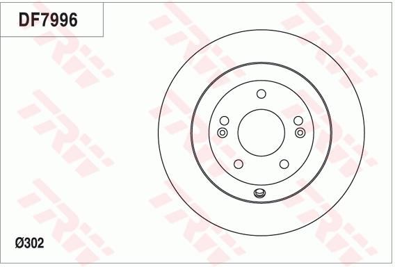 Disc frana DF7996 TRW