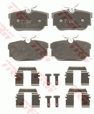 Set placute frana,frana disc GDB1325 TRW