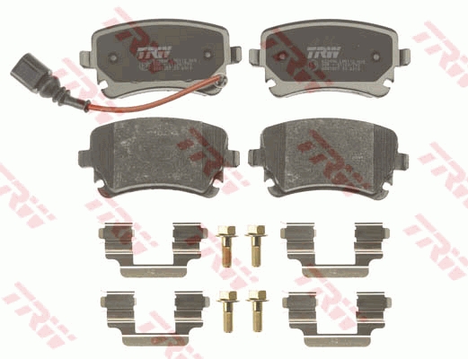 Set placute frana,frana disc GDB1557 TRW