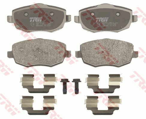 Set placute frana,frana disc GDB1592 TRW