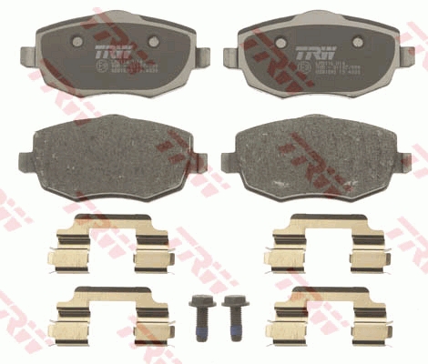 Set placute frana,frana disc GDB1593 TRW