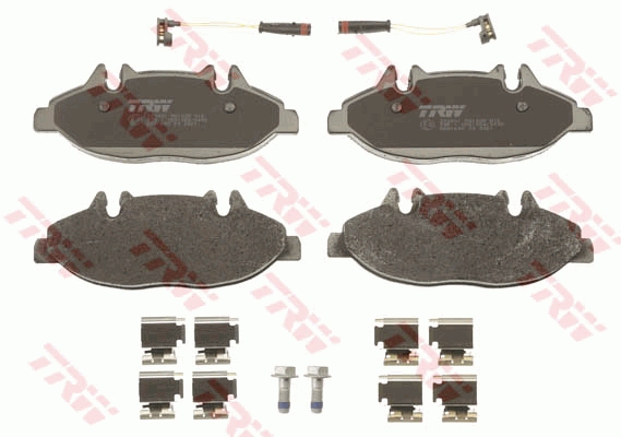 Set placute frana,frana disc GDB1600 TRW