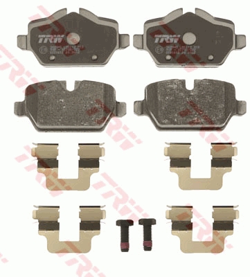 Set placute frana,frana disc GDB1612 TRW