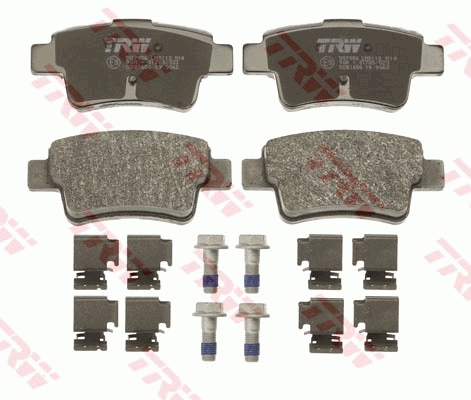 Set placute frana,frana disc GDB1656 TRW