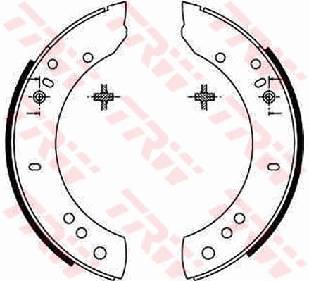 Set saboti frana GS6082 TRW