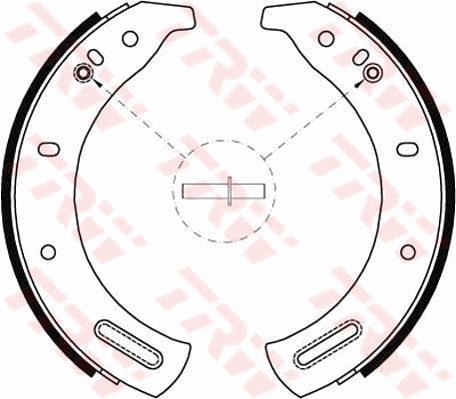 Set saboti frana GS6107 TRW