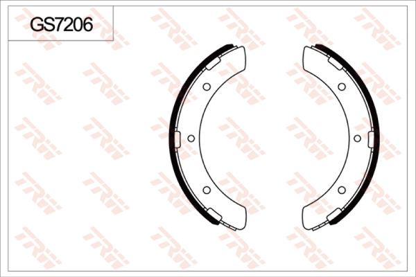 Set saboti frana GS7206 TRW