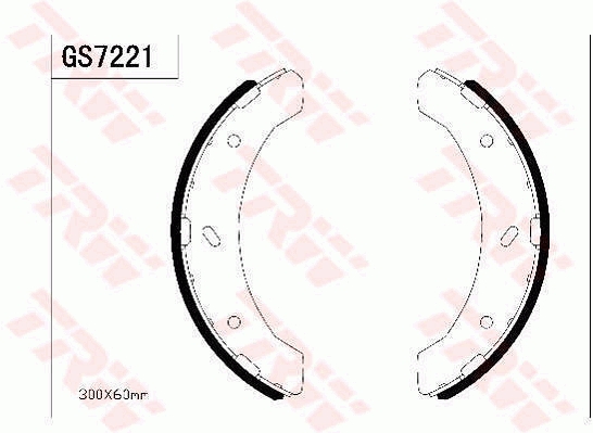 Set saboti frana GS7221 TRW