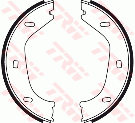 Set saboti frana, frana de mana GS8219 TRW