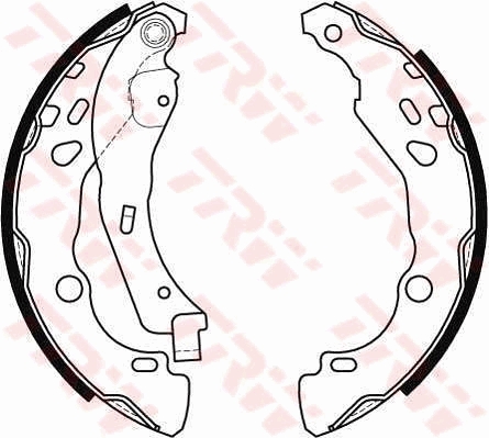 Set saboti frana GS8455 TRW