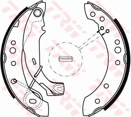 Set saboti frana GS8467 TRW