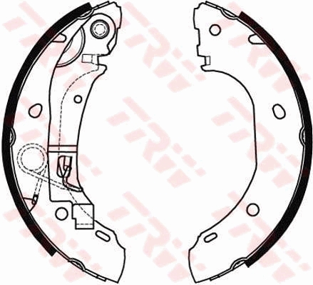 Set saboti frana GS8472 TRW