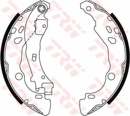 Set saboti frana GS8474 TRW