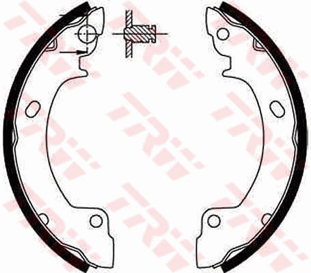 Set saboti frana GS8552 TRW