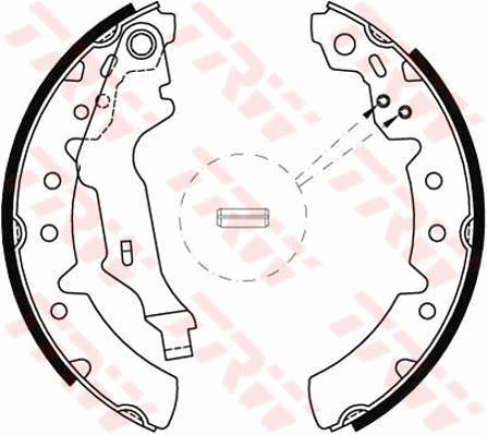 Set saboti frana GS8603 TRW