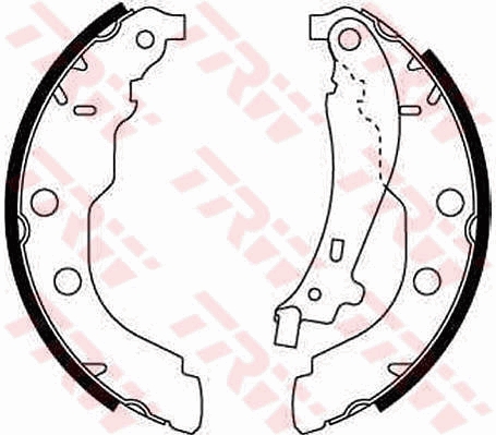 Set saboti frana GS8617 TRW