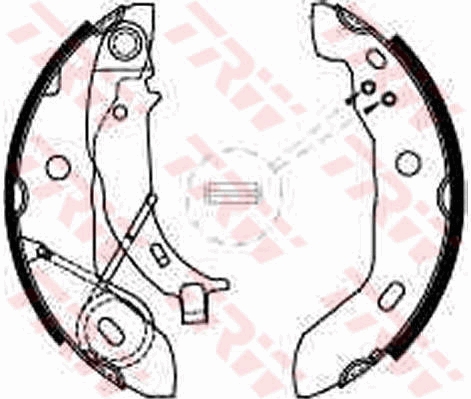 Set saboti frana GS8627 TRW