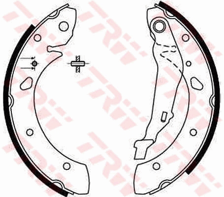 Set saboti frana GS8632 TRW