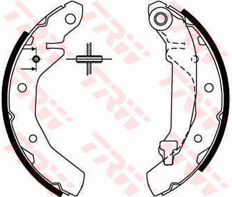 Set saboti frana GS8646 TRW